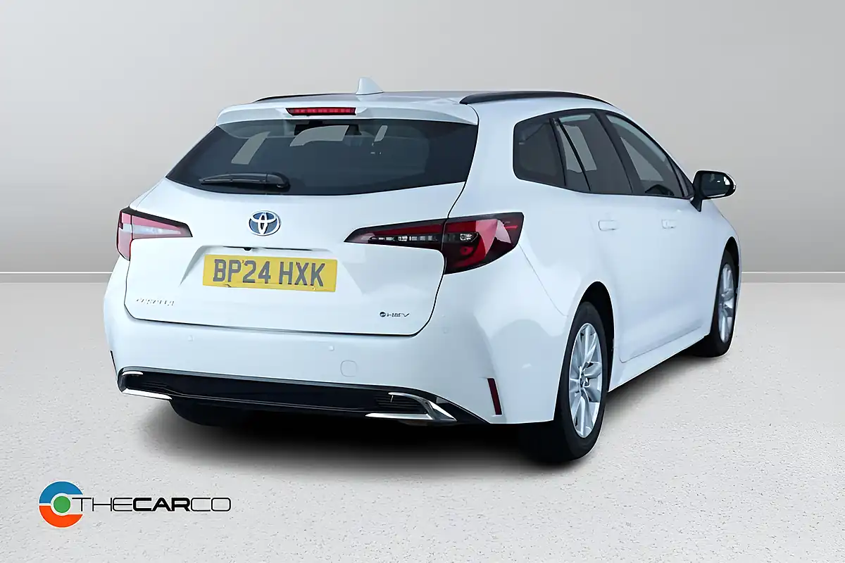 Used 2024 Toyota Corolla Icon Touring Sports White - Interior and Exterior details 9