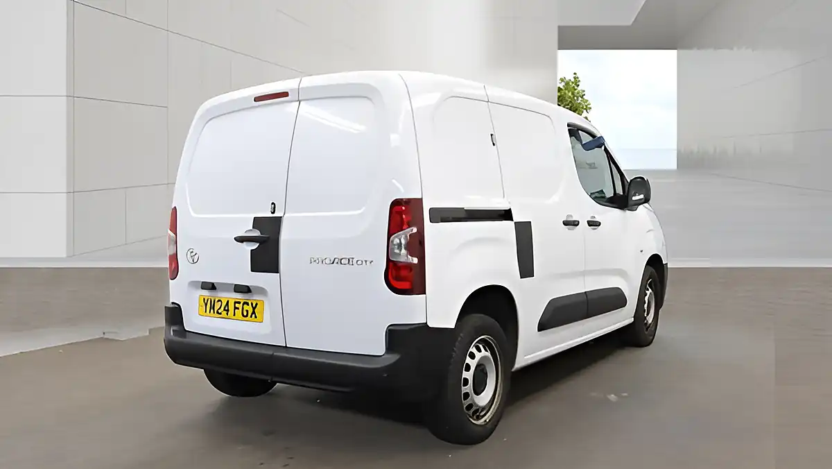 Used 2024 Toyota Proace Active Short Panel Van White - Interior and Exterior details 4