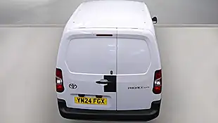Used 2024 Toyota Proace Active Short Panel Van White - Interior and Exterior details 8