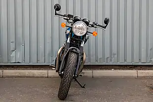 Used 2024 Triumph Bonneville T100 Chrome Edition Cobalt Blue - Interior and Exterior details 3