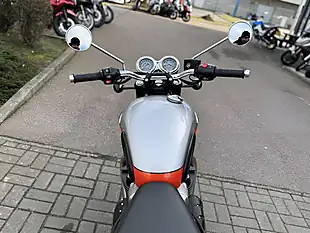 Used 2024 Triumph Bonneville T100 Silver/Orange - Interior and Exterior details 11