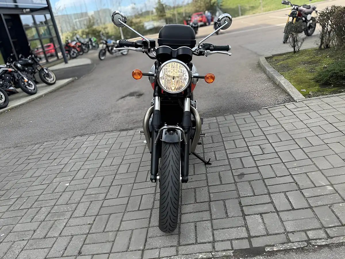 Used 2024 Triumph Bonneville T100 Silver/Orange - Interior and Exterior details 5