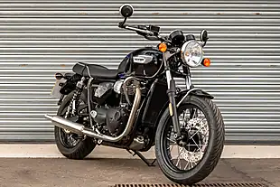 Used 2024 Triumph Bonneville T100 Stealth Edition Sapphire Blue / Silver Blue - Interior and Exterior details 2