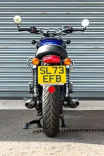Used 2024 Triumph Bonneville T100 Stealth Edition Sapphire Blue / Silver Blue - Interior and Exterior details 7