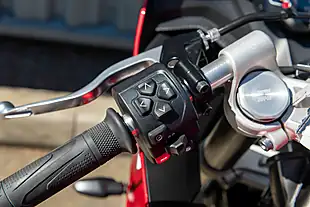 Used 2024 Triumph Daytona 660 Carnival Red / Sapphire Black - Interior and Exterior details 15