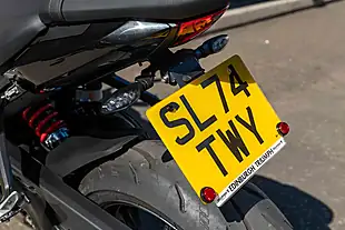 Used 2024 Triumph Daytona 660 Carnival Red / Sapphire Black - Interior and Exterior details 20