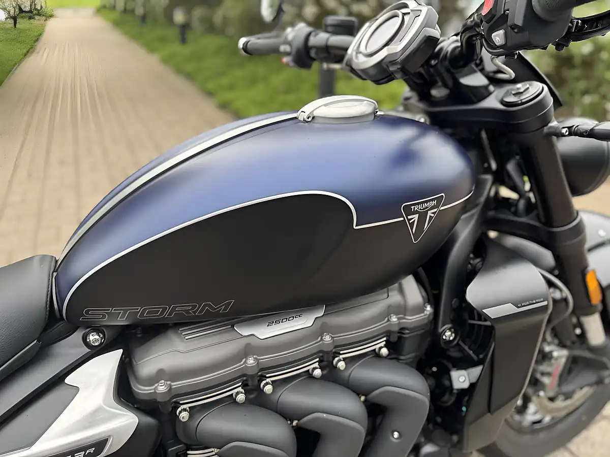 Used 2024 Triumph Rocket 3 R Blue/Black - Interior and Exterior details 12