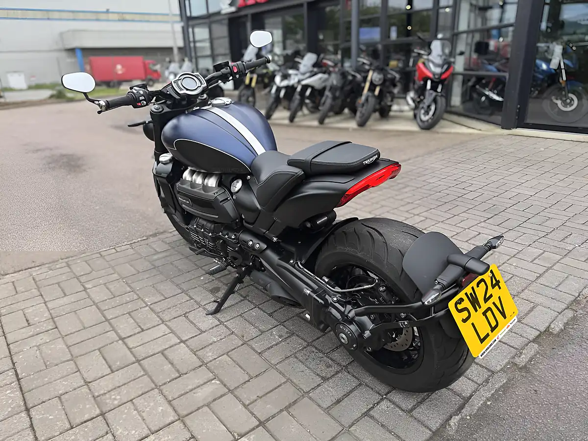 Used 2024 Triumph Rocket 3 R Blue/Black - Interior and Exterior details 8
