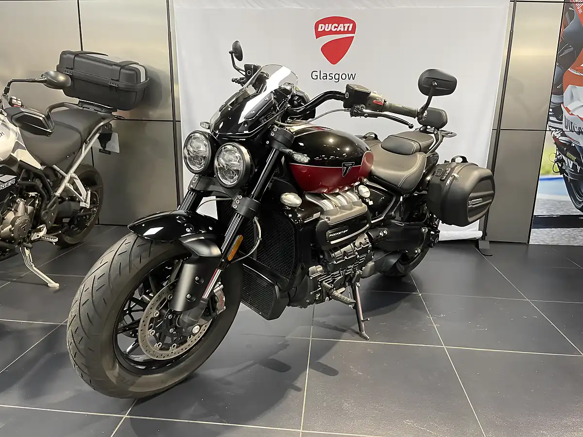 Used 2024 Triumph Rocket 3 Storm GT Carnival Red/Sapphire Black - Interior and Exterior details 4