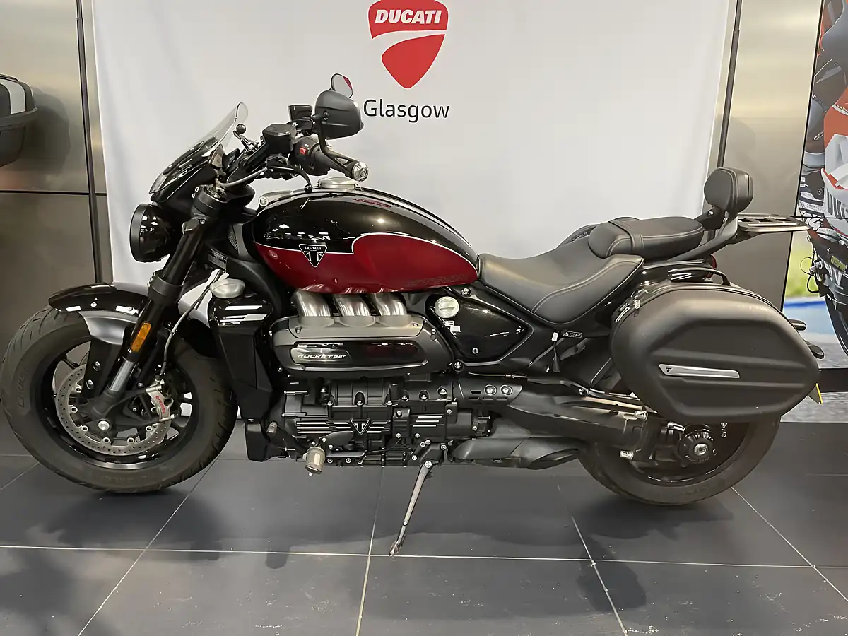 Used 2024 Triumph Rocket 3 Storm GT Carnival Red/Sapphire Black - Interior and Exterior details 5