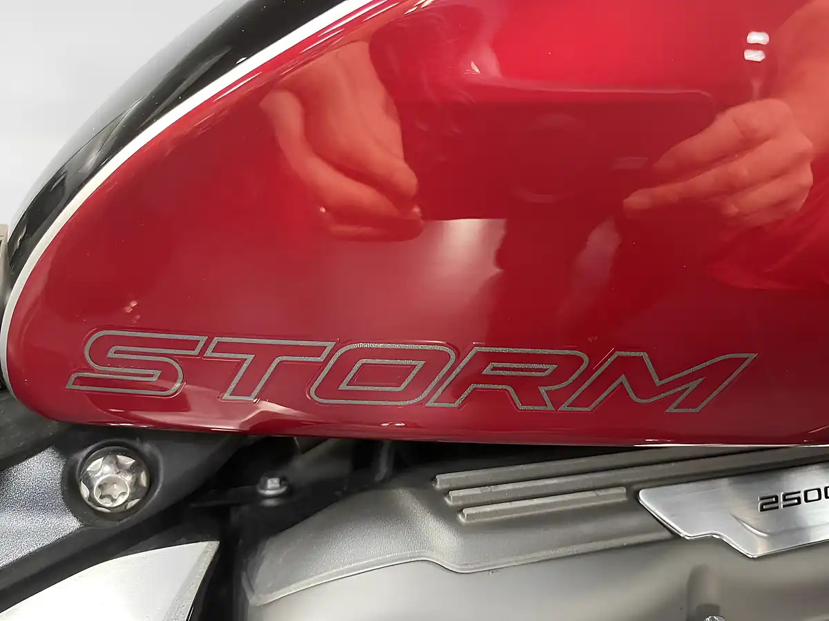 Used 2024 Triumph Rocket 3 Storm GT Carnival Red/Sapphire Black - Interior and Exterior details 7