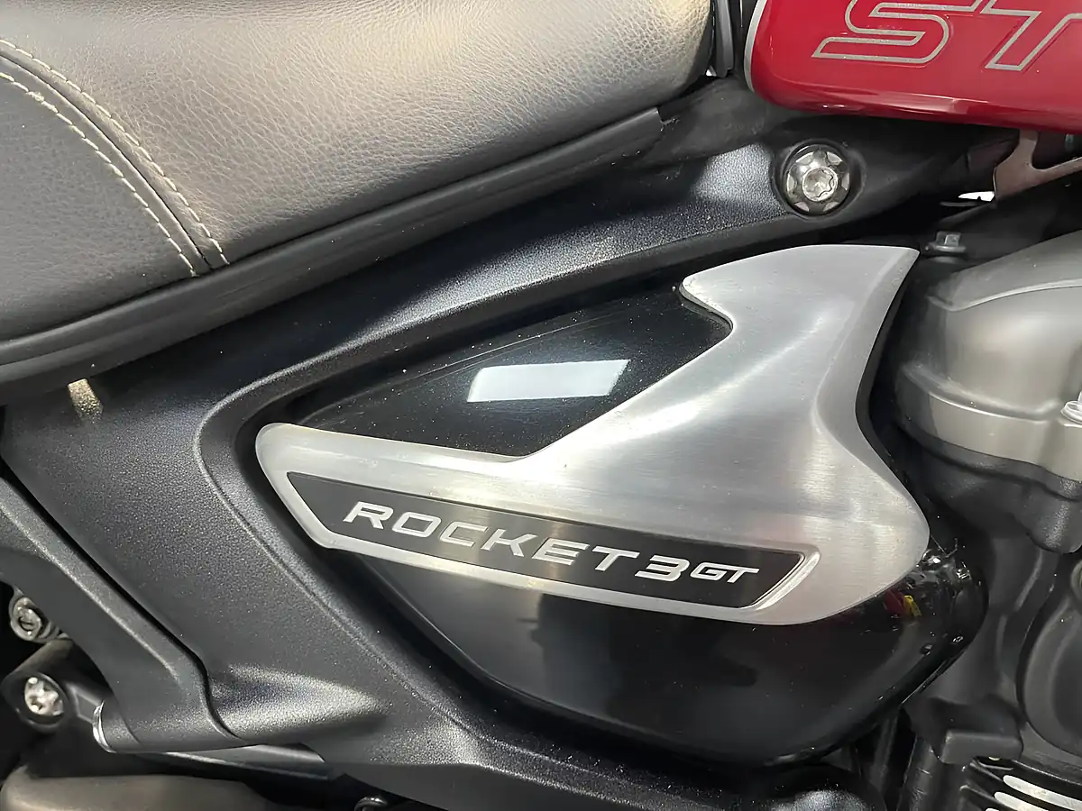 Used 2024 Triumph Rocket 3 Storm GT Carnival Red/Sapphire Black - Interior and Exterior details 8