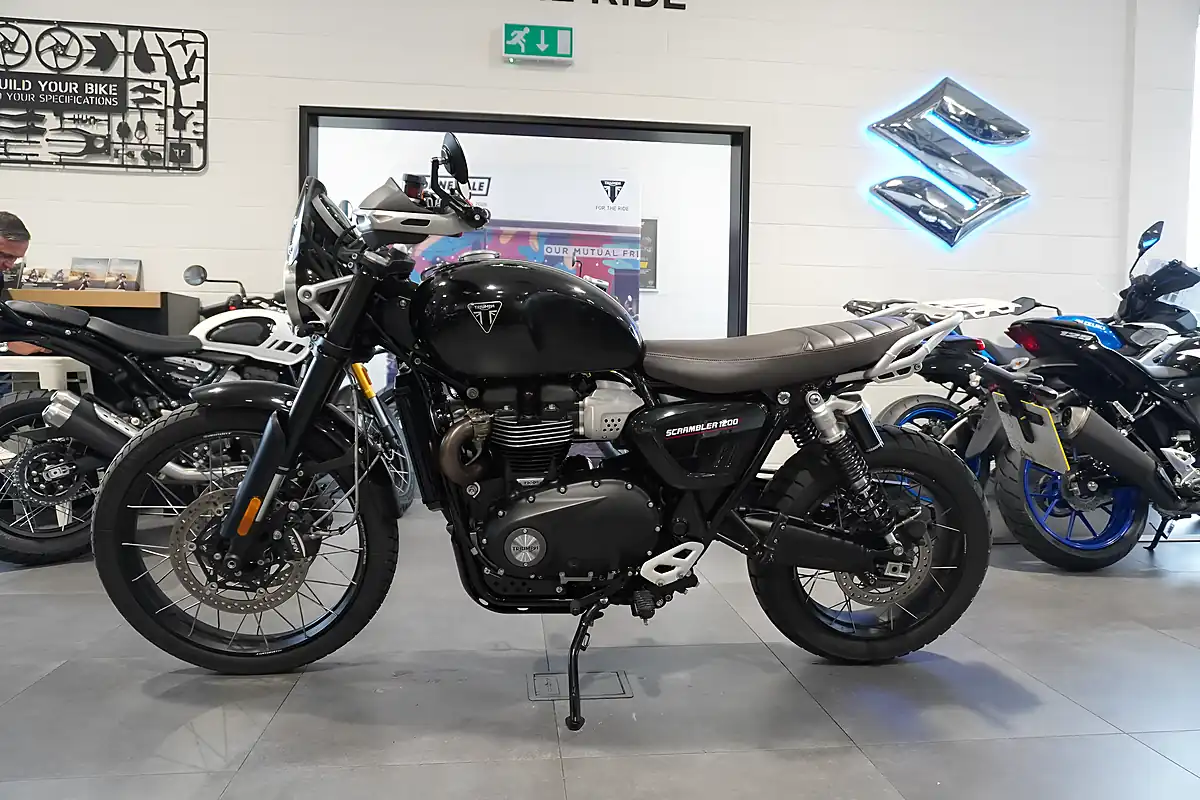 Used 2024 Triumph Scrambler 1200 X Black - Interior and Exterior details 2