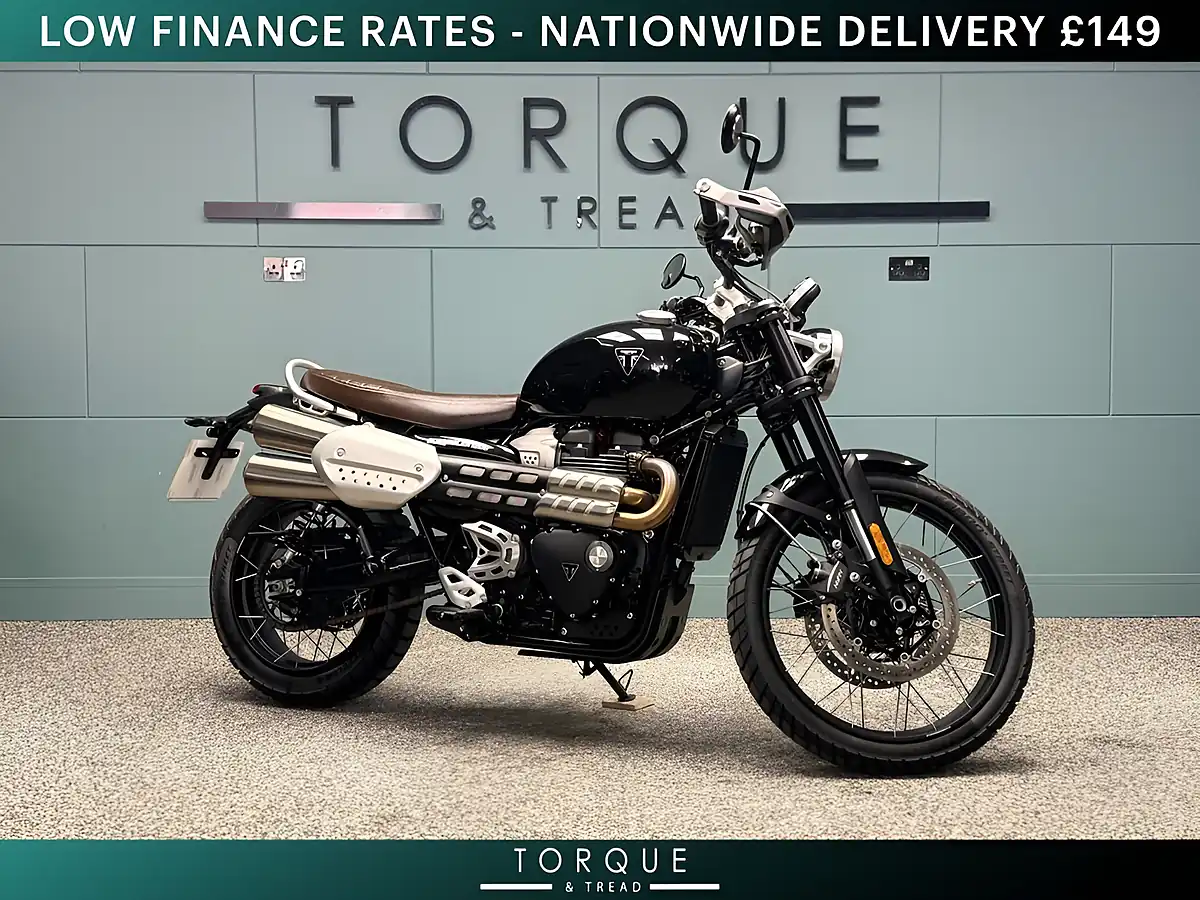 Used 2024 Triumph Scrambler 1200 X Black - Front View