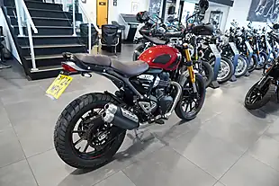 Used 2024 Triumph Scrambler 400 X Red Metallic - Interior and Exterior details 5