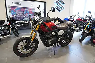 Used 2024 Triumph Scrambler 400 X Red Metallic - Interior and Exterior details 6