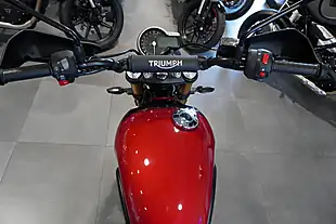 Used 2024 Triumph Scrambler 400 X Red Metallic - Interior and Exterior details 7