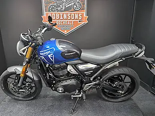 Used 2024 Triumph Speed 400 Blue - Interior and Exterior details 7