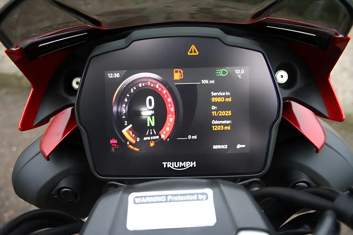 Used 2024 Triumph Speed Triple RS Red - Interior and Exterior details 15