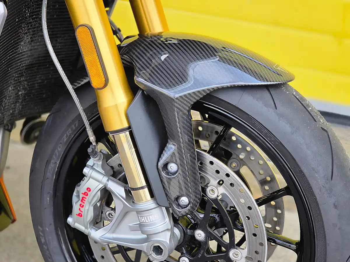 Used 2024 Triumph Speed Triple RS Red - Interior and Exterior details 12