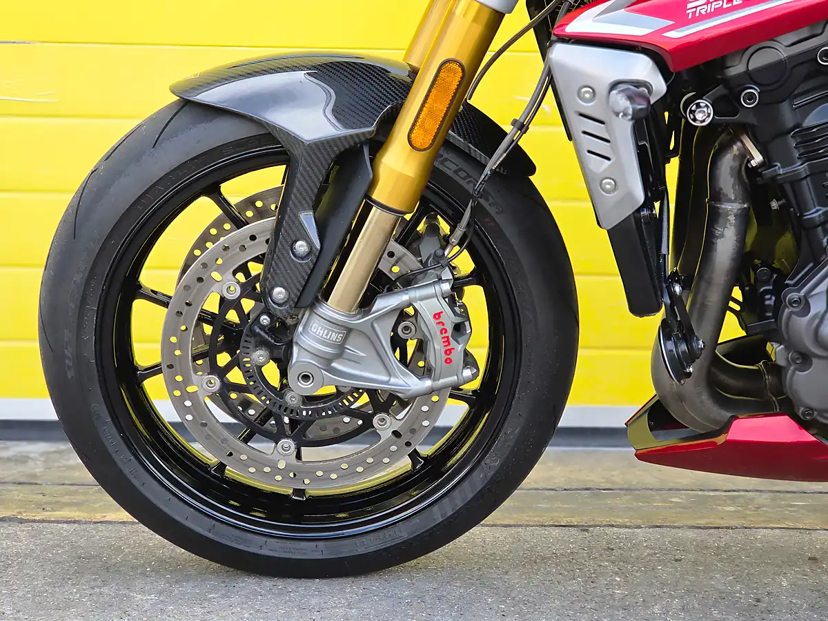 Used 2024 Triumph Speed Triple RS Red - Interior and Exterior details 16