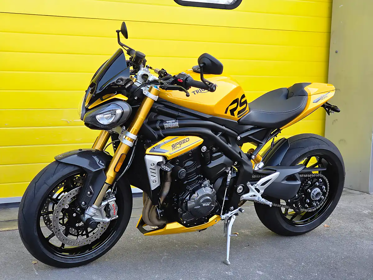 Used 2024 Triumph Speed Triple RS Yellow - Interior and Exterior details 7