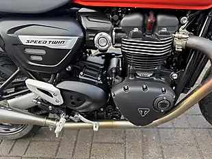 Used 2024 Triumph Speed Twin Matt Baja Orange - Interior and Exterior details 20