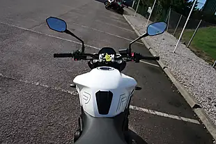 Used 2024 Triumph Street Triple R White - Interior and Exterior details 13
