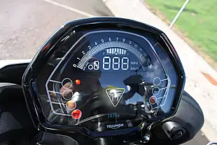 Used 2024 Triumph Street Triple R White - Interior and Exterior details 14