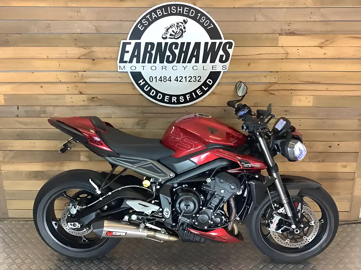 Used 2024 Triumph Street Triple RS Red - Front View