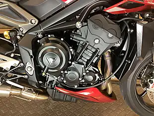 Used 2024 Triumph Street Triple RS Red - Interior and Exterior details 12