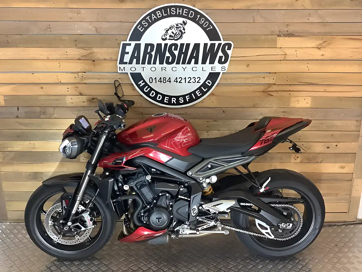 Used 2024 Triumph Street Triple RS Red - Interior and Exterior details 2