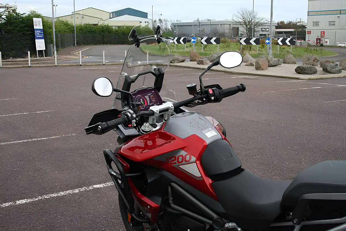 Used 2024 Triumph Tiger 1200 GT Pro Red - Interior and Exterior details 14
