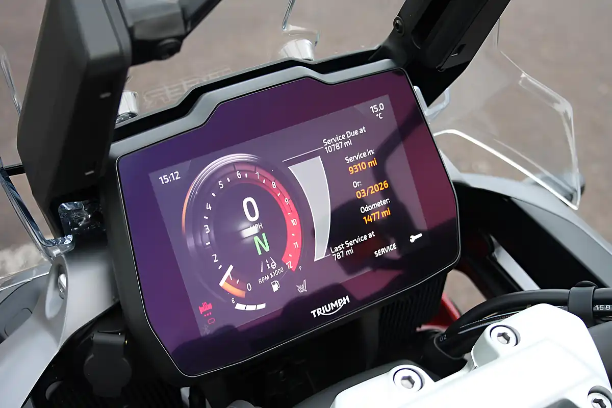 Used 2024 Triumph Tiger 1200 GT Pro Red - Interior and Exterior details 9