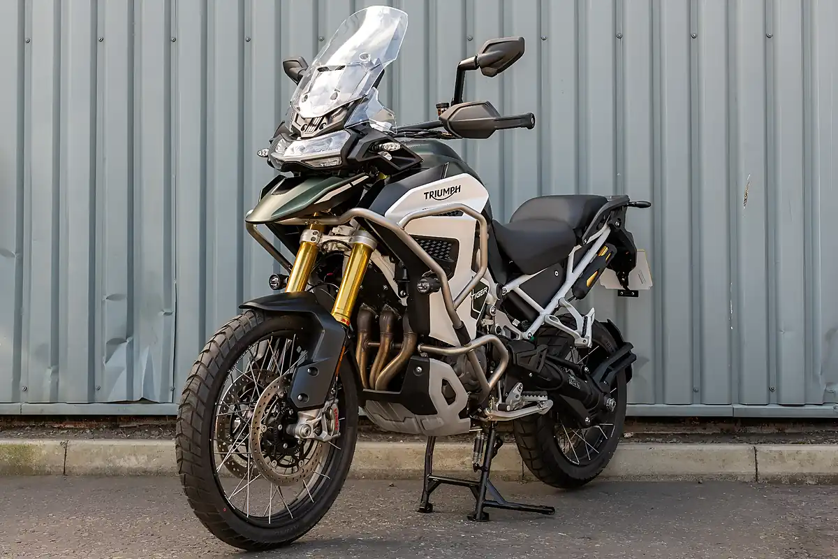 Used 2024 Triumph Tiger 1200 Rally Explorer Matt Khaki - Interior and Exterior details 5