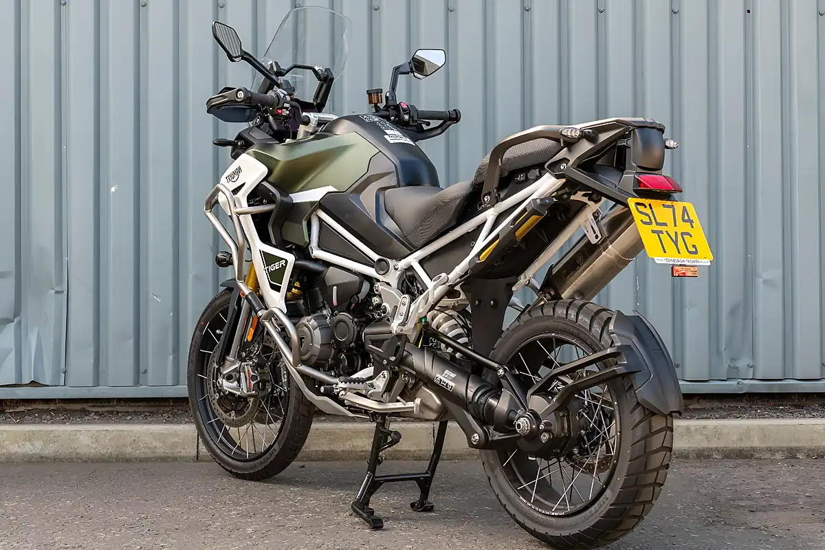 Used 2024 Triumph Tiger 1200 Rally Explorer Matt Khaki - Interior and Exterior details 7