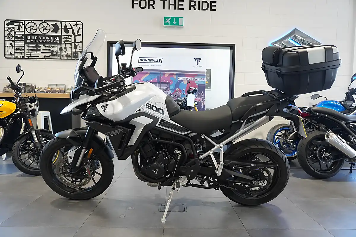 Used 2024 Triumph Tiger 900 GT Pro White Metallic - Interior and Exterior details 2