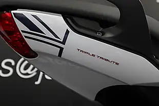 Used 2024 Triumph Trident 660 Tribute Edition White - Interior and Exterior details 10