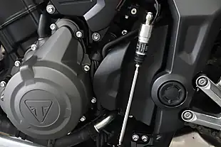Used 2024 Triumph Trident 660 Tribute Edition White - Interior and Exterior details 13