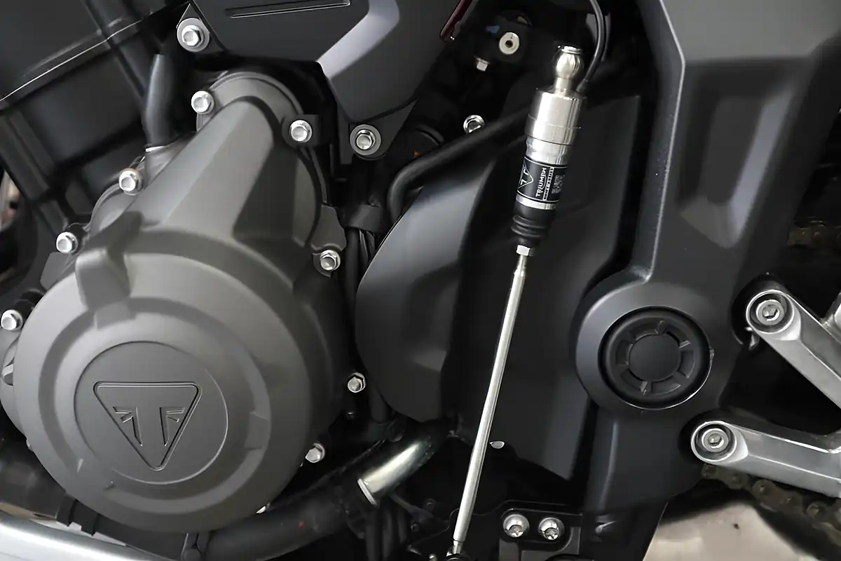 Used 2024 Triumph Trident 660 Tribute Edition White - Interior and Exterior details 13
