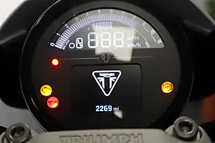 Used 2024 Triumph Trident 660 Tribute Edition White - Interior and Exterior details 17
