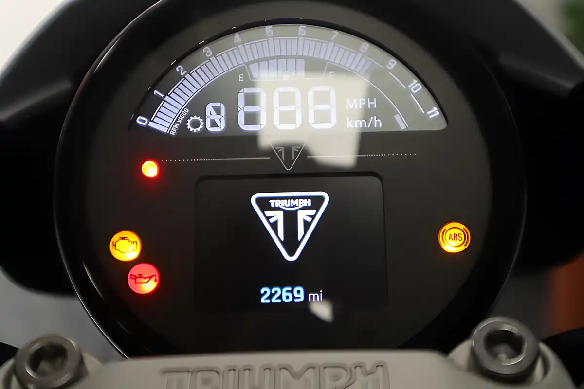 Used 2024 Triumph Trident 660 Tribute Edition White - Interior and Exterior details 17