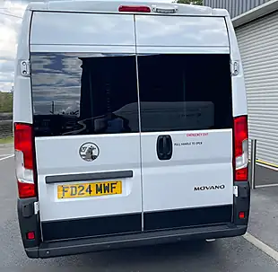 Used 2024 Vauxhall Movano Heavy Premium White - Interior and Exterior details 5