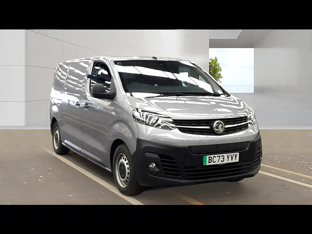 Used 2024 Vauxhall Vivaro Electric Prime Panel Van Grey - Front View