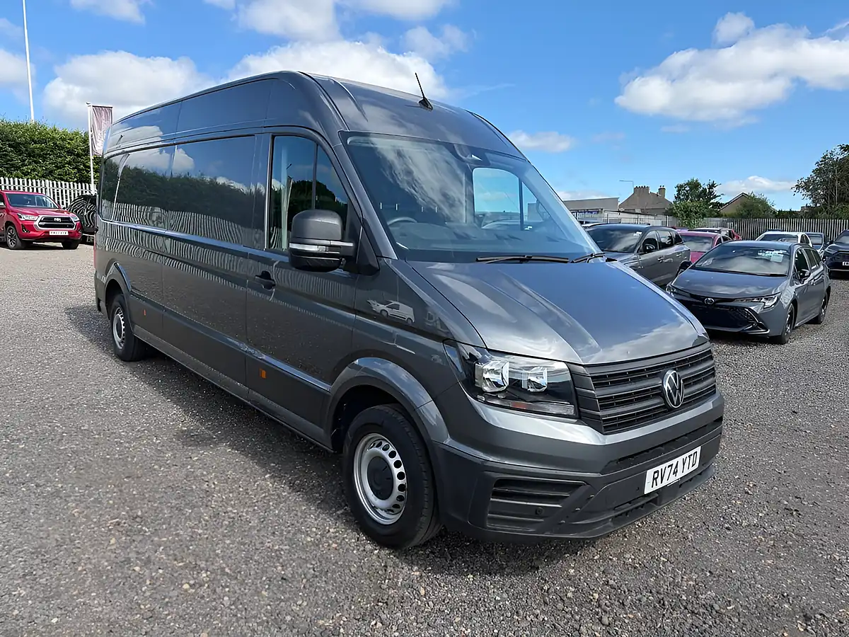 Used 2024 Volkswagen Crafter Commerce Plus Grey - Front View