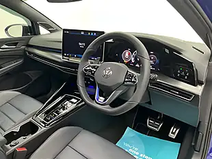 Used 2024 Volkswagen Golf R Black Edition Blue - Interior and Exterior details 11