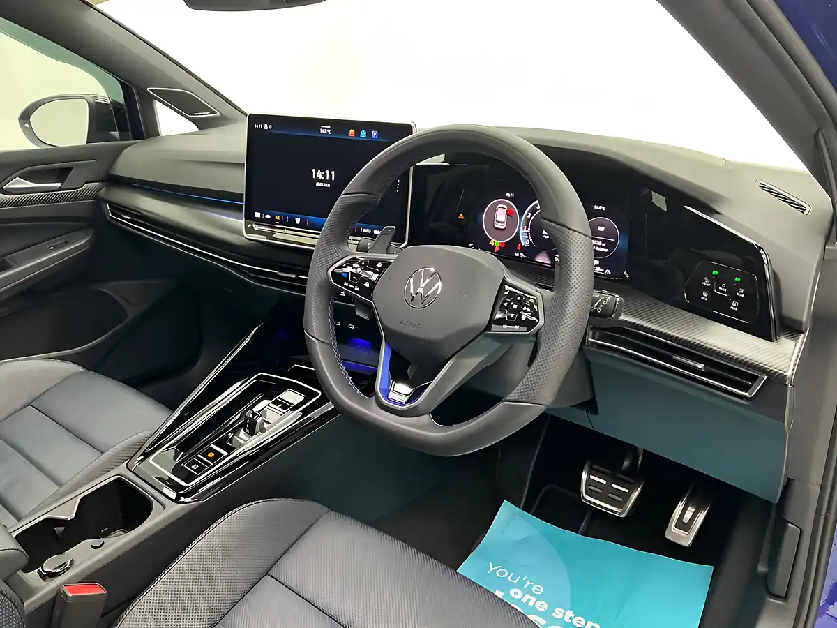 Used 2024 Volkswagen Golf R Black Edition Blue - Interior and Exterior details 11