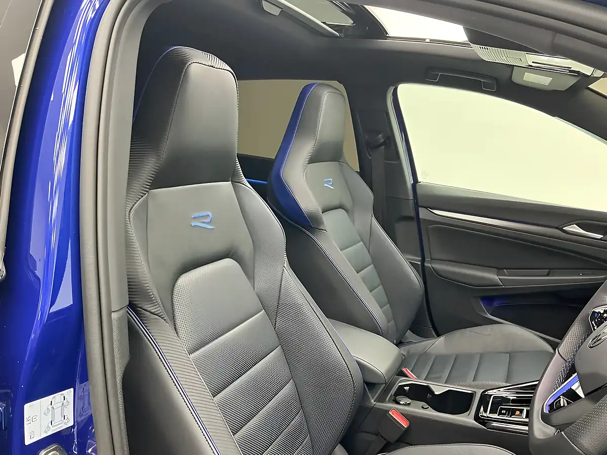 Used 2024 Volkswagen Golf R Black Edition Blue - Interior and Exterior details 13