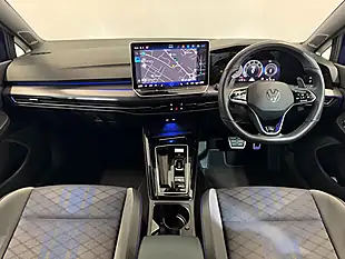 Used 2024 Volkswagen Golf R Black Edition Blue - Interior and Exterior details 11