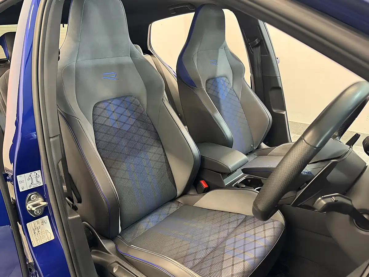 Used 2024 Volkswagen Golf R Black Edition Blue - Interior and Exterior details 12